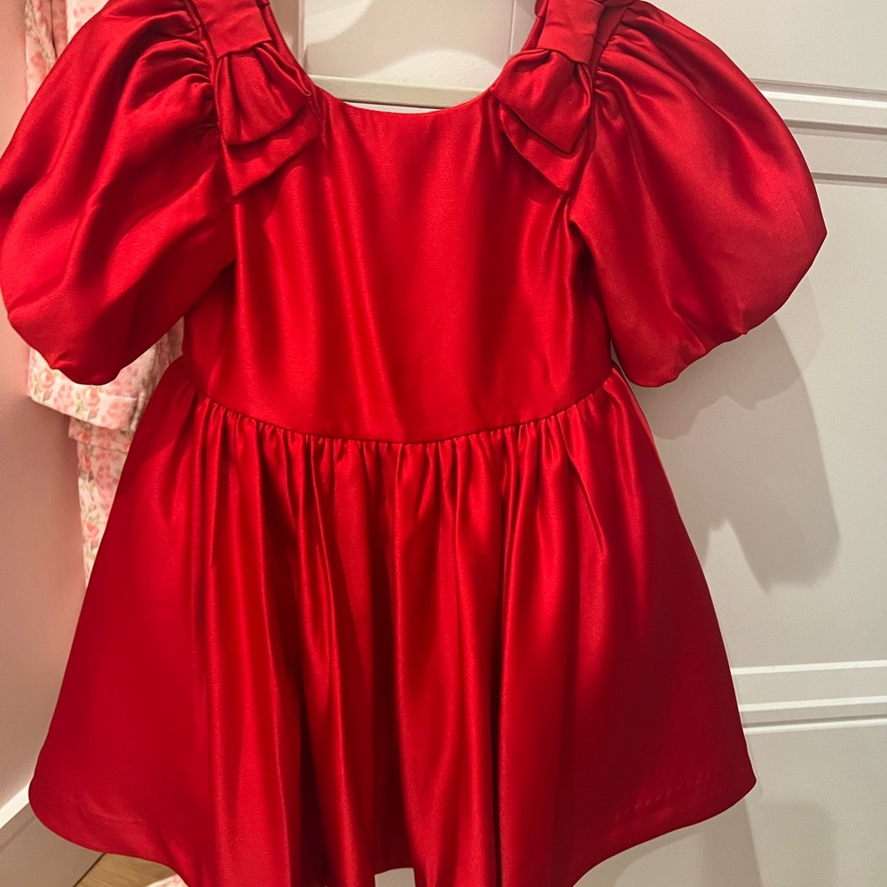 Toddler size 3 red Dress worn once